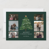Cartes Pour Fêtes Annuelles Starlit Christmas Tree Multi Photo (Devant)