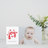 Cartes Pour Fêtes Annuelles Starry Joy (Debout devant)