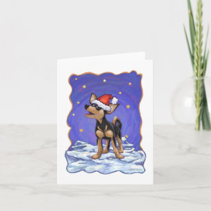 Cartes Pour Fêtes Annuelles Starry Night Festive Chihuahua