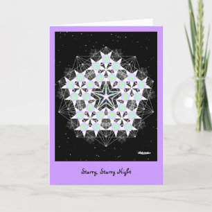 Cartes Pour Fêtes Annuelles Starry, Starry Night