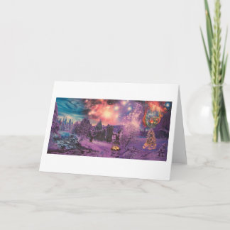 Cartes Pour Fêtes Annuelles "Stars and Snow"