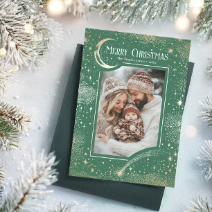 Cartes Pour Fêtes Annuelles Stars Celestial Magie Joyeux Noël Photo