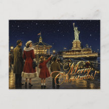 Statue de la Liberté de Noël américaine des années