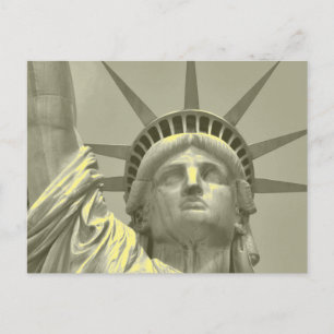 Cartes Pour Fêtes Annuelles Statue vintage de la Liberté New York - photo de p