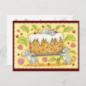 Cartes Pour Fêtes Annuelles Stealing the Fruitcake (Devant / Derrière)