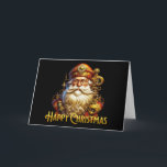 Cartes Pour Fêtes Annuelles Steampunk Christmas Père Noël<br><div class="desc">Fun steampunk Père Noël pour Noël.</div>