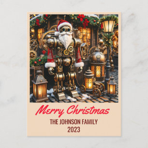 Cartes Pour Fêtes Annuelles Steampunk Santa Claus - Joyeux Noël