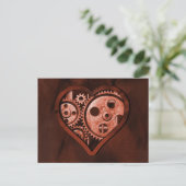 Cartes Pour Fêtes Annuelles Steampunk Valentine (Debout devant)