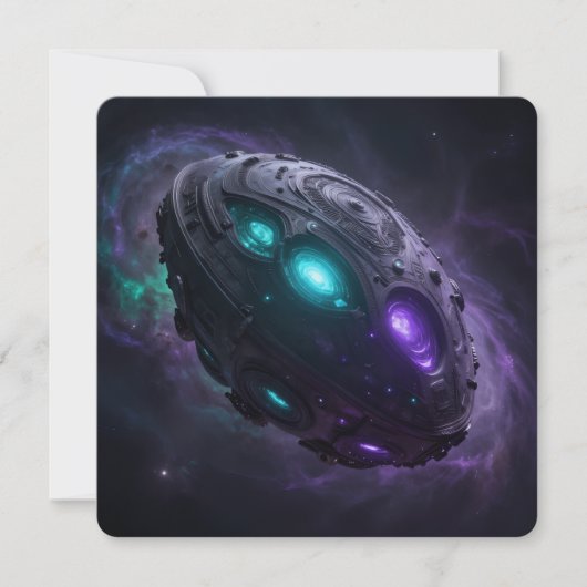 Cartes Pour Fêtes Annuelles Stellar Path – Journey Through the Universe´1 (Devant)