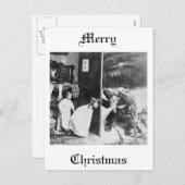 Cartes Pour Fêtes Annuelles Stereoview - Père Noël ? vers 1899 (Devant / Derrière)