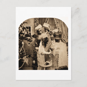 Cartes Pour Fêtes Annuelles Stereoview vintage - Livraison de Noël