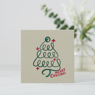 Cartes Pour Fêtes Annuelles Stéthoscope Joyeux Noël CNA Travailleur Médical