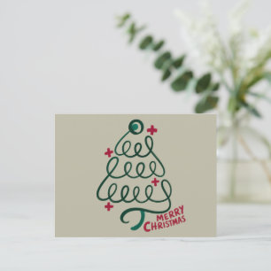 Cartes Pour Fêtes Annuelles Stéthoscope Joyeux Noël CNA Travailleur Médical