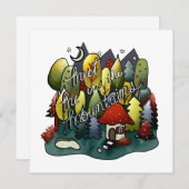 Cartes Pour Fêtes Annuelles Sticker en vinyle coupé sur mesure (Devant / Derrière)