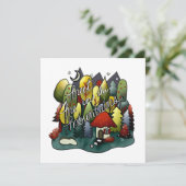 Cartes Pour Fêtes Annuelles Sticker en vinyle coupé sur mesure (Debout devant)