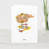 Cartes Pour Fêtes Annuelles Stockage de Noël (Dos)