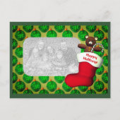 Cartes Pour Fêtes Annuelles Stocker Photo de Noël (Devant)