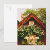 Cartes Pour Fêtes Annuelles Stockholm, Södermalm, Suède (Devant / Derrière)