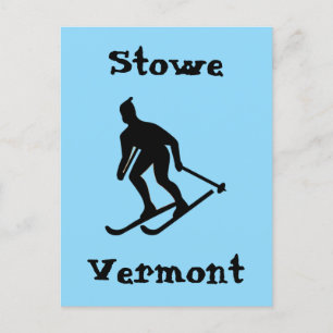 Cartes Pour Fêtes Annuelles Stowe, Vermont (Best East Coast Skiing)