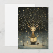 Cartes Pour Fêtes Annuelles Strange and Unique Christmas Cards (Devant / Derrière)