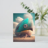 Cartes Pour Fêtes Annuelles Strange Whale (Debout devant)