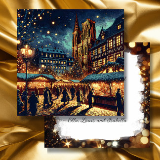 Cartes Pour Fêtes Annuelles Strasbourg, France | Noël personnalisé
