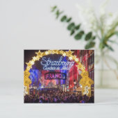 Cartes Pour Fêtes Annuelles Strasbourg Postcard (Debout devant)