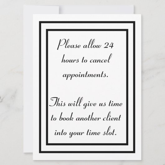 Cartes Pour Fêtes Annuelles Stratégie d'annulation (Devant)