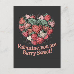 Cartes Pour Fêtes Annuelles Strawberry Berry Sweet Enfants Saint-Valentin