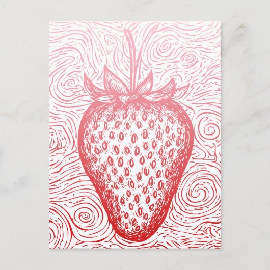 Cartes Pour Fêtes Annuelles strawberry swirls (Devant)
