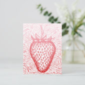 Cartes Pour Fêtes Annuelles strawberry swirls (Debout devant)