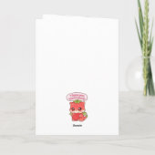Cartes Pour Fêtes Annuelles Strawberry Valentine  (Dos)