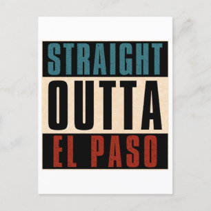 Cartes Pour Fêtes Annuelles Stright Outta El Paso Texas TX USA