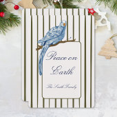 Cartes Pour Fêtes Annuelles Striped Christmas Card