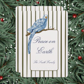 Cartes Pour Fêtes Annuelles Striped Christmas Card