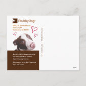 Cartes Pour Fêtes Annuelles StubbyDog Valentine #1 (Dos)