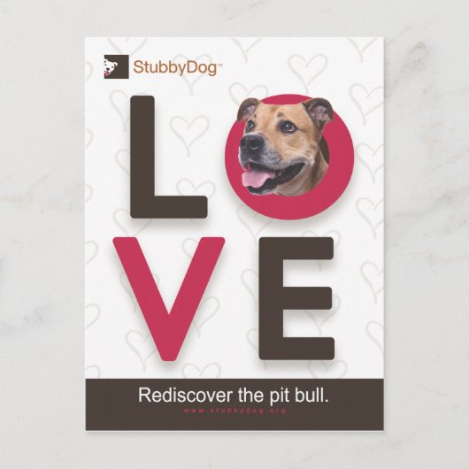 Cartes Pour Fêtes Annuelles StubbyDog Valentine #1 (Devant)