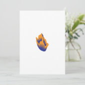 Cartes Pour Fêtes Annuelles Style Décoratif, Bleu Vert Foncé, Wattle (Debout devant)