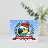 Cartes Pour Fêtes Annuelles Style gai de Noël de drapeau des Bahamas (Debout devant)