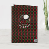 Cartes Pour Fêtes Annuelles Style rouge et vert (Dos)