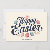 Cartes Pour Fêtes Annuelles Stylish Modern Easter Modern  (Devant)