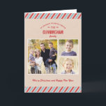 Cartes Pour Fêtes Annuelles Stylishly Mailed Christmas / Holiday Greeting Card<br><div class="desc">Design © Berry Berry Sweet. Visitez notre showroom design à l'adresse WWW.BERRYBERRYSWEET.COM</div>