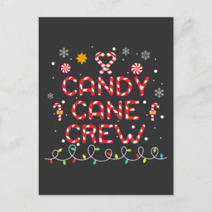 Cartes Pour Fêtes Annuelles Sucre de canne Équipage jumelé famille bonbon Love