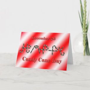 Cartes Pour Fêtes Annuelles Sucre de canne jour ~ 26 décembre