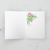 Cartes Pour Fêtes Annuelles Sucre de canne Noël (Intérieur)