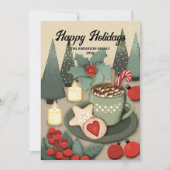 Cartes Pour Fêtes Annuelles Sucres de Noël mignons (Devant)