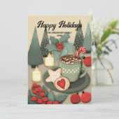 Cartes Pour Fêtes Annuelles Sucres de Noël mignons (Debout devant)