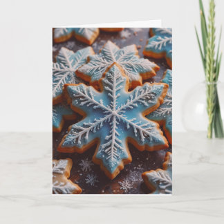 Cartes Pour Fêtes Annuelles Sugar Cookie Star and Recipe Christmas Card