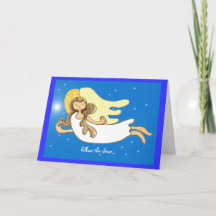 Cartes Pour Fêtes Annuelles Suivez le Star...