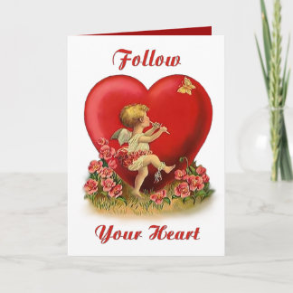 Cartes Pour Fêtes Annuelles Suivez votre coeur